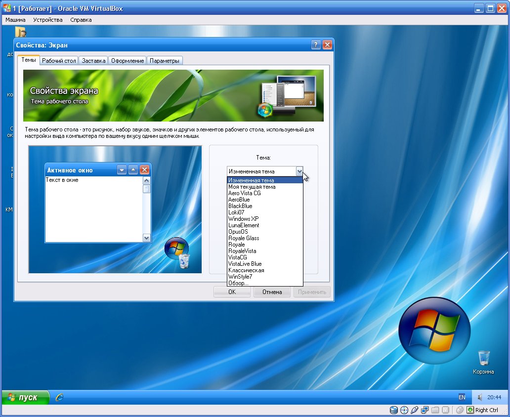 Windows xp winstyle