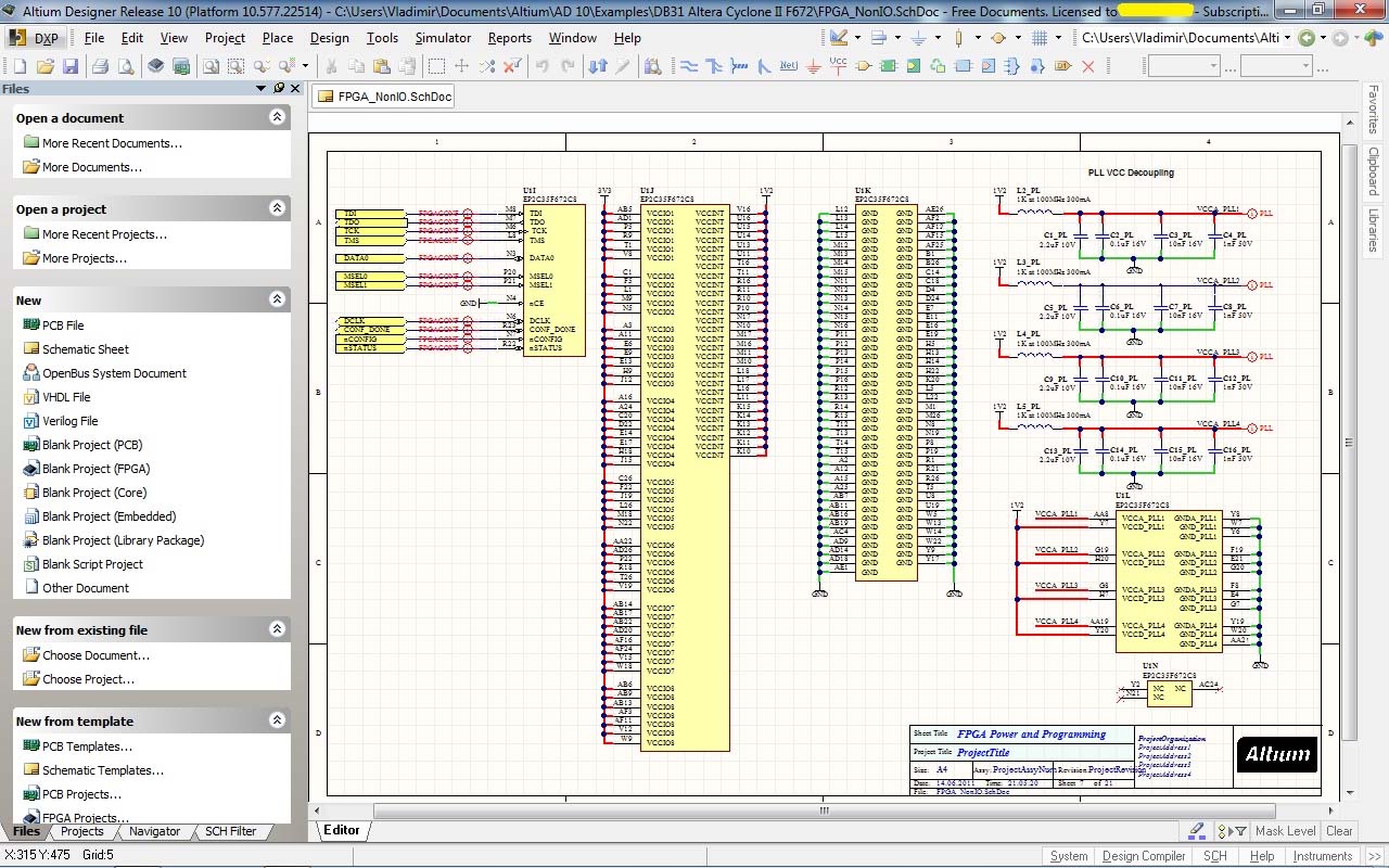 Altium designer обновить компонент на схеме из библиотеки